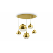 Maytoni P140-PL-170-5-G - Lestenec na vrvici FERMI 5xE27/60W/230V zlata