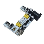 Start3Dprint MB-102 napajalni modul za brezspajkalno ploščo - Dvojni izhod, 3,3V/5V, USB priključek - Bela