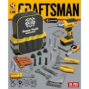 Set orodja z nahrbtnikom Craftsman - oranžna
