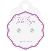 TUTU BIJU tutu biju uhančki square 6.0 mm crystal tsq60c001