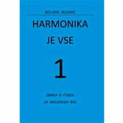 MAHNIÄO.HARMONIKA JE VSE 1 ZBIRKA 8 VTISOV ZA MELODIJSKI BAS