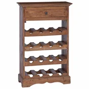 Vidaxl Stojalo za vino 55 x 23 x 85 cm Masivni mahagonijev les