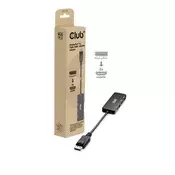 Club 3D Converter - CSV-7330 (DisplayPort 2.1 na 3x HDMI, 8K pri 60 Hz, HDR, HDCP 2.3, HPD, ALT način)