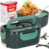 WOWO Električni grelni lunch box 1,5 l za avto in elektriko 12V/230V