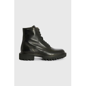 Kožne cipele AllSaints Vaughan Boot za muškarce, boja: crna, MF588Z