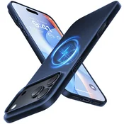 Premium ovitek Torras OriginFit-Mag za iPhone 17 Pro Max/18 Pro Max - deep blue