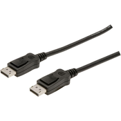 Digitus DisplayPort priključni kabel [1x DisplayPort vtič  1x DisplayPort vtič] 1 m črn 2560 x