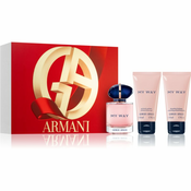 Giorgio Armani My Way - EDP 50 ml (plnitelná) + tělové mléko 50 ml + sprchový gel 50 ml