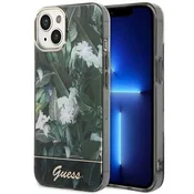 Ovitek Guess Jungle Collection za iPhone 14 Plus 6.7, zelen
