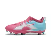 PUMA ULTRA 6 MATCH RE-CHARGE FG/AG Football Boots Youth, Shoes, Hero Blue/Sunset Pink/Garnet Rose, 35.5