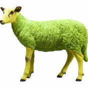 Meblo Trade Ukrasna figura Sheep Green 21x49x59,5h cm
