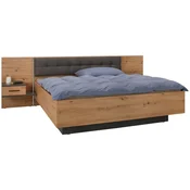 Modern Living Posteljna Garnitura Chanton, Siva, Barva Hrasta
