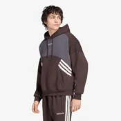 Mikina adidas Cutline Hoodie Aurora Coffee/ Utility Black M