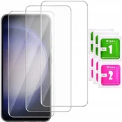 shumee 3x kaljeno steklo za Samsung Galaxy S23+ s23 Plus steklo 9H komplet 3 kosov