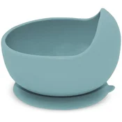 PETITE&MARS Silikonska skleda z vakuumom 360 ml Take&Match 6 m+, Frosted Sky