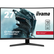 IIYAMA IIYAMA Red Eagle G-master G2766HSU-B1 68,5cm (27) FHD VA 165Hz DP/HDMI/USB FreeSync zvočniki ukrivljen gaming monitor, (21144780)