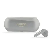GUESS ELONGATED METALLIC Bluetooth slušalice STEREO v5.3, s poništavanjem buke + futrola za punjenje, SIVA GUTWSC2MCDSE