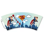 Personal Personalizirani papirnati kozarci 6 kosov - Superman