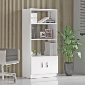 Hanah Home Polica 64x140x35,5cm Bela