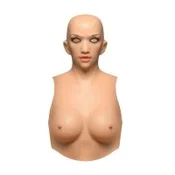 Sexy Skin Suit - Silikonska glava, obraz in prsi velikosti C