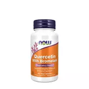 NOW Foods – Kvercetin z bromelainom, 60 kapsul