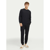 JACK & JONES Obleka za doma  črna