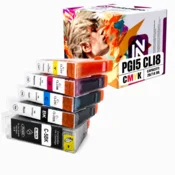 Inkdigo tusz PGI5 CLI8 kompatybilny z Canon Pixma IP3300 IX4000 MP500 MX700 Certyfikat TÜV