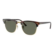 Ray-Ban Clubmaster Classic RB3016 990/58 Polarized L (55) Havana/Zelena