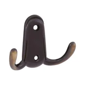 Manjša obešalna kljuka Canelli 78 x 55 mm patinirana