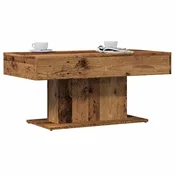 vidaXL Klubska mizica iz starega lesa 96x50x45 cm, inženirski les