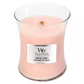 Woodwick Ovalna vaza za sveče , Sončni zahod na obali, 275 g