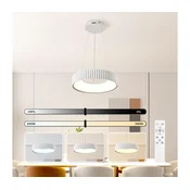 Brilagi - LED prigušiva luster FALCON MODERN LED/30W/230V precnik 40 cm bela + daljinski upravljac