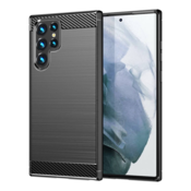 Silikonski ovitek za Samsung Galaxy S24 Ultra 5G - mat carbon črn