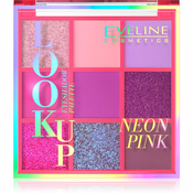 Eveline Cosmetics Look Up Neon Pink paleta sjenila za oci 10,8 g