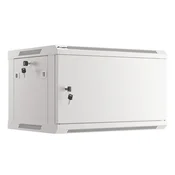 LANBERG WF01-6406-00S 19 viseči omarični regal, 6U, 600x450 mm, siv