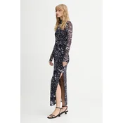 Obleka Karl Lagerfeld Jeans črna barva, A4W13008