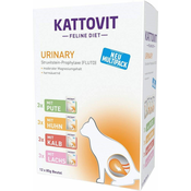 Kattovit KATTOVIT Feline Diet Urinary - mokra hrana za mačke, 12 x 85g, zaščita sečil in uravnavanje pH urina