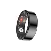 INF Vodoodporen pametni prstan IP68+5AMT z zaslonom na dotik in dolgotrajno baterijo Black, (5000129955)