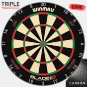 Tarča za pikado iz sisala WINMAU Blade 6 Tripple Core Carbon