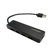 LC POWER LC-HUB-U3-4-V2 LC-Power HUB USB3.2, Crni