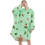 VIVVA® Topli pulover i deka s rukavima za djecu i odrasle, oversized | HOODZIE