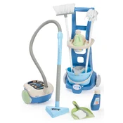 Upratovací vozík s vysávacom Clean Home Écoiffier s metlou a vedrom 9 doplnkov od 3 rokov ECO2779