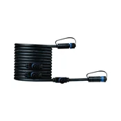 Paulmann Plug & Shine 94596 Kabel 5 m, 1 vhod/4 izhod - črna