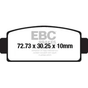 Klocki hamulcowe EBC FA651TT (kpl. na 1 tarcze)