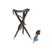 Stol trinožec s kovinskimi nogicami 70 cm