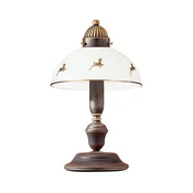 Kolarz 731.73.150 - Stona lampa NONNA 1xE27/75W/230V sa motivom jelena, u boji ružicastog zlata