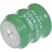 VARTA Varta V3/80H gumbni akumulator 80H NiMH 80 mAh 3.6 V 1 kos, (20435492)