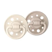 Dodie Round Pacifier - 0-6 months - Rubber - Grain of Sand C5