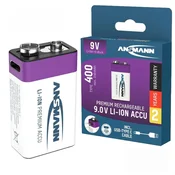 ANSMANN Punjiva Li-Ion 9V - block 400mAh sa USB tip C ulazom za punjenje