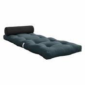 Modro-siva futonska vzmetnica 70x200 cm Wrap Petroleum/Dark Grey – Karup Design